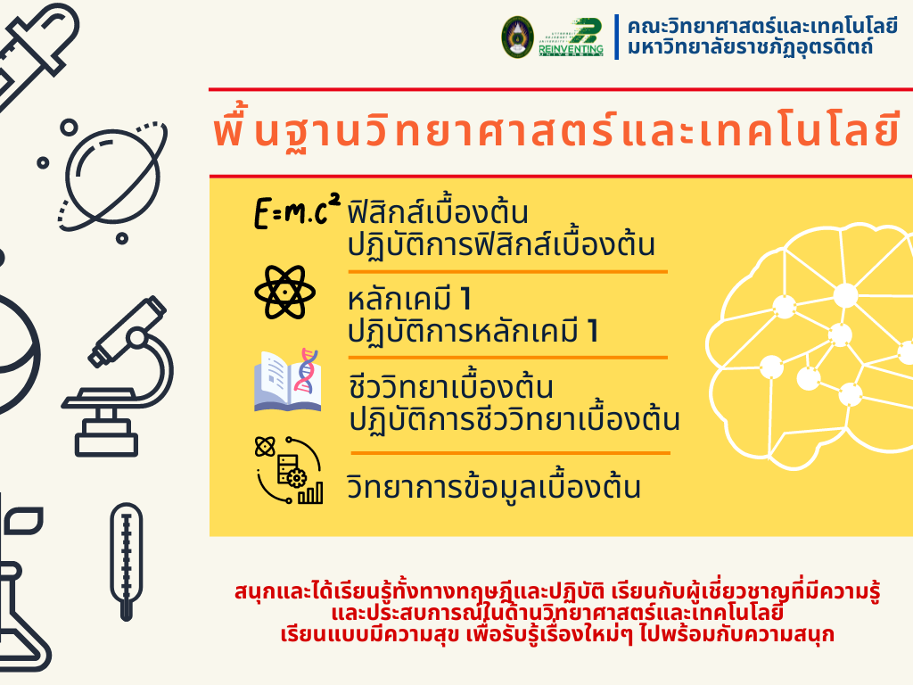 พื้นฐานวิทยาศาสตร์และเทคโนโลยี